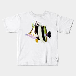 Flutterby, Butterfly Fish Kids T-Shirt